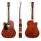 Jameson Guitars Full Size Thinline Acoustic Electric Guitar with Free Gig Bag Case & Picks